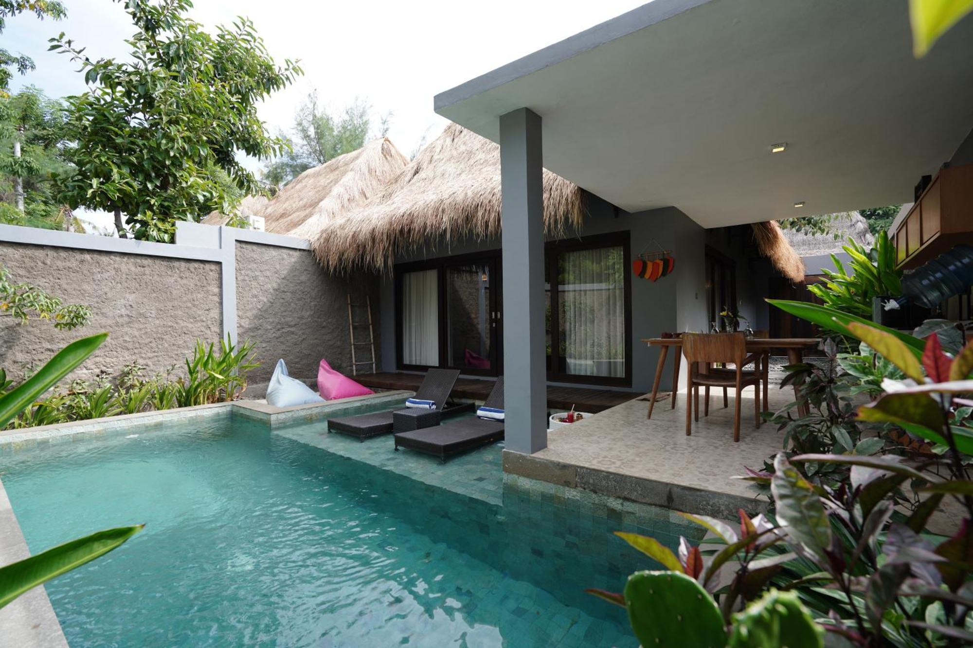 A Villa Gili Air Buitenkant foto